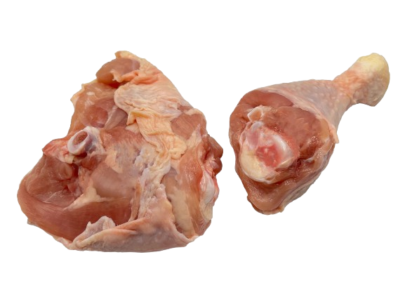 Pollo muslo partido Pavidols